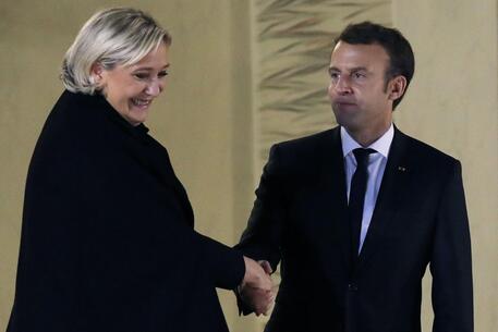 Macron e Le Pen © AFP