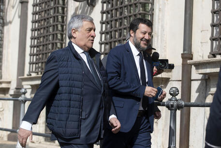 Antonio Tajani e Matteo Salvini in una recente immagine d'archivio © ANSA