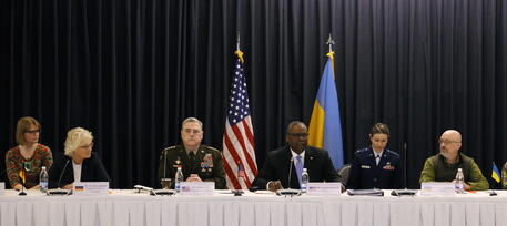 Il gruppo consultivo per la sicurezza dell'Ucraina presso la base aerea statunitense di Ramstein © EPA