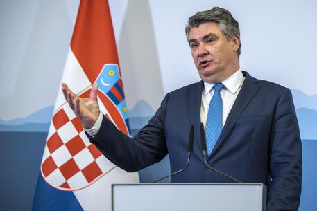 Il presidente croato Zoran Milanovic © EPA
