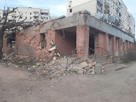 Palazzi distrutti a Cernihiv, Ucraina © ANSA