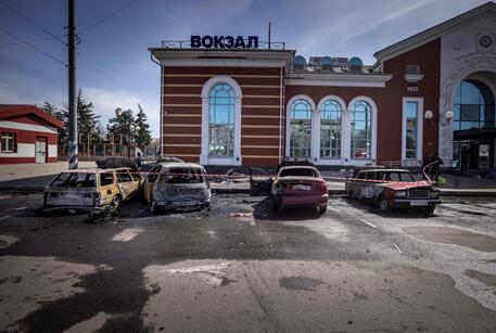 La stazione di Kramatorsk © AFP