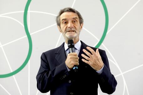 Il Presidente di Regione Lombardia Attilio Fontana © ANSA