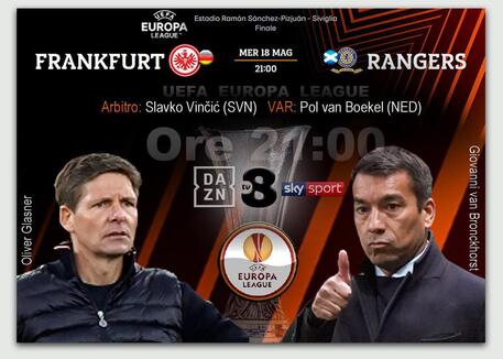 EUFA Europa League, finale: Frankfurt-Rangers © ANSA