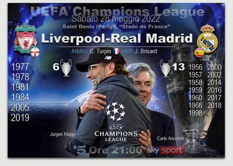 UEFA Champions League, Liverpool-Real Madrid © ANSA