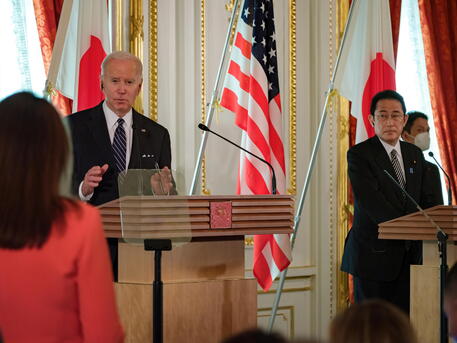 Joe Biden e Fumio Kishida © EPA