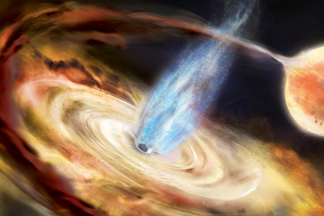 Aumentano da 2 a 10 i buchi neri della Via Lattea che producono echi di raggi X (fonte: A. Simonnet - Goddard Space Flight Center, NASA) © Ansa