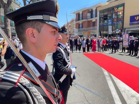 Commemorazione del vice brigadiere Sciotti a Marino © Ansa