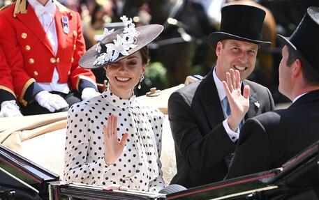 Wiolliam e Kate al Royal Ascot © EPA