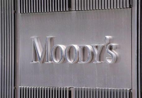 Il logo di Moody's alla sede di New York © EPA