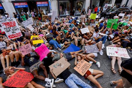 La protesta ad Atlanta (Georgia) © EPA