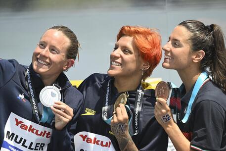 Mondiali di nuoto: Gabbrielleschi bronzo nella 5 km donne © EPA