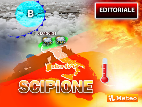 Meteo: effetto Scipione tra picchi di calore e temporali con grandine    © Ansa