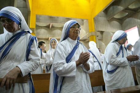 Le suore di Madre Teresa in una foto d'archivio © EPA