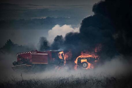 Ancora incendi in Francia, il caldo torrido si sposta verso est © AFP