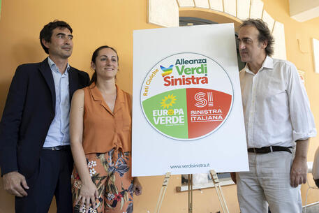 Presentazione del simbolo elettorale Sinistra Italiana-Europa Verde © ANSA