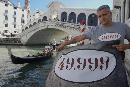 ++ Venezia scesa sotto 50mila abitanti in centro storico ++ © ANSA