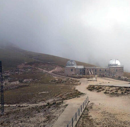 Una veduta della zona in cui si trova l'osservatorio astronomico di Campo Imperatore © ANSA
