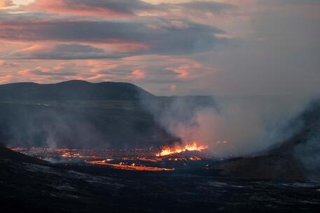 La fenditura vulcanica presso Reykjavik © AFP