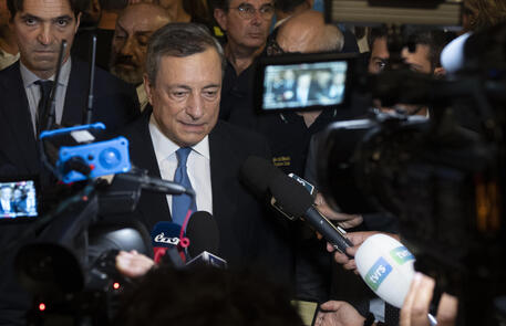 Multicellular thunderstorm in Marche Region; visit of Italian PM Draghi © ANSA