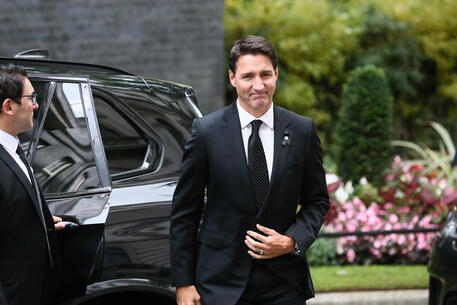 Justin Trudeau a Downing Street, Londra (archivio) © EPA