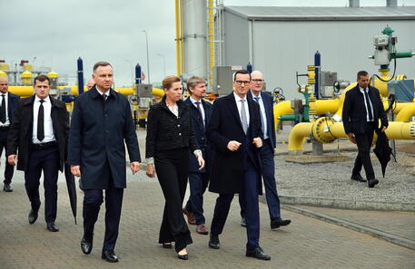 Official opening of the Baltic Pipe gas pipeline © EPA