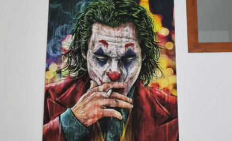 Il ritratto di Joker in casa di Matteo Messina Denaro © Ansa
