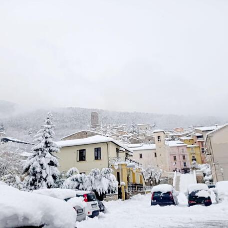 Maltempo: neve in Abruzzo © ANSA