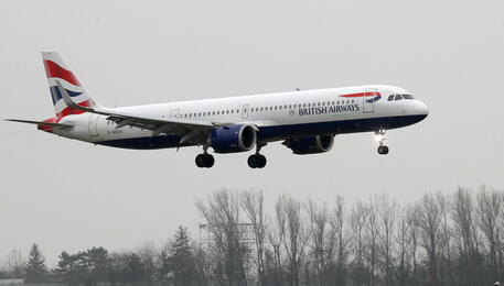 Un aereo della British Airways. Immagine d'archivio © ANSA