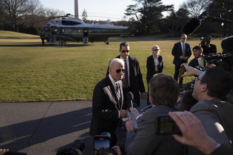Il presidente degli Usa, Joe Biden, alla Casa Bianca © EPA
