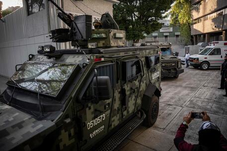 Messico schiera i tanks per i disordini © AFP