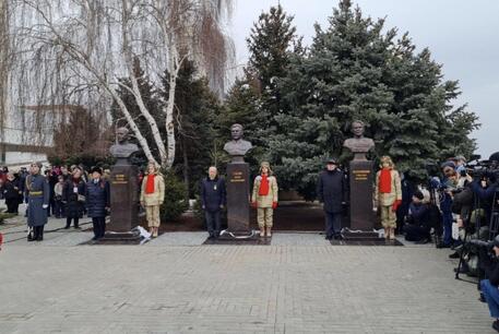 ++ Russia: inaugurato monumento a Stalin a Volgograd ++ © ANSA