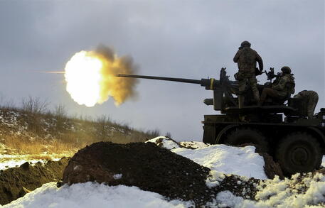 L'antiaerea ucraina in azione © EPA