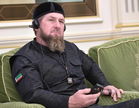 Il leader ceceno Ramzan Kadyrov © ANSA