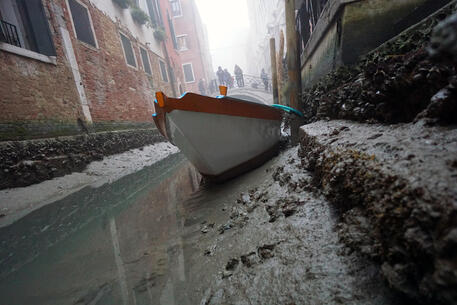 Bassa marea a Venezia © ANSA