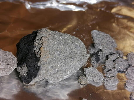 Frammenti del meteorite di San Valentino © ANSA