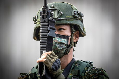 Un militare di Taiwan © EPA