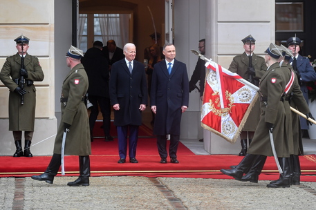 US president Joe Biden visits Poland © ANSA