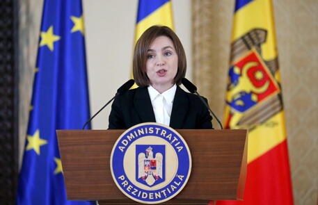 Maia Sandu, presidente della Moldavia © EPA