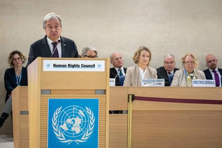 Il segretario generale delle Nazioni Unite Antonio Guterres © AFP