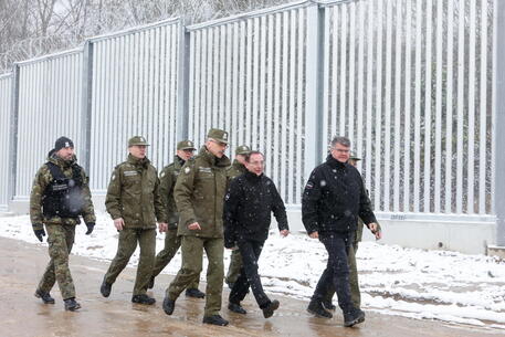 Electronic barrier on the Polish-Belarusian border [ARCHIVE MATERIAL 20221118 ] © ANSA 