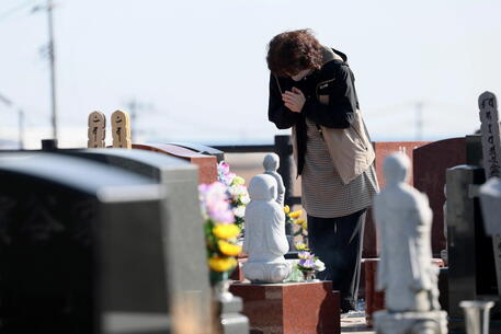 Commemorazione delle vittime della tragedia di Fukushima © EPA
