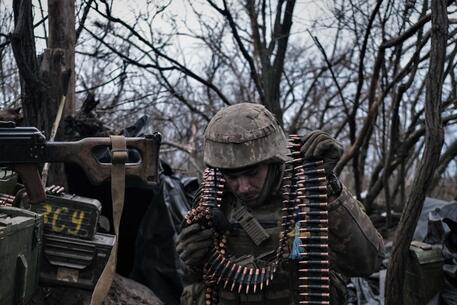 Militari in azione nel Donetsk © AFP