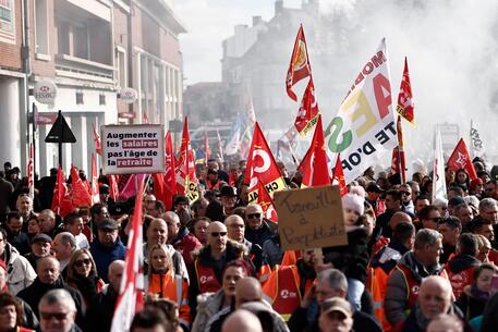 Le manifestazioni in Francia © AFP