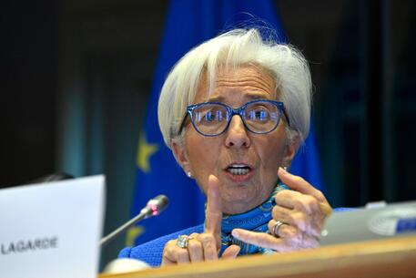 La presidente della Bce Christine Lagarde © AFP