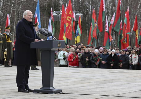 Il presidente bielorusso Alexander Lukashenko © EPA