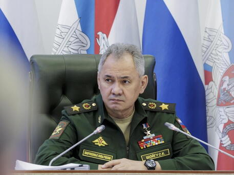 Il ministro della Difesa russo Sergei Shoigu © EPA