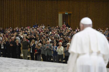 Papa riceve in udienza i fedeli delle parrocchie di Rho © ANSA