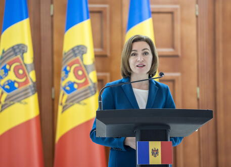 La presidente della Moldavia Maia Sandu © EPA