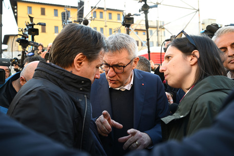 Conte, Schlein e Landini a Firenze © ANSA